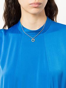 Ferragamo Gancini crystals necklace - Metallic