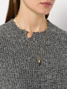 True Rocks kleine pil hanger ketting - Zwart