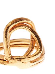 Alighieri Ring met textuur - Goud