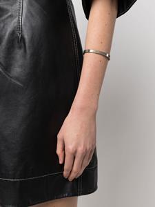 Maison Margiela Armband met gegraveerd logo - Zilver