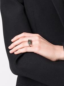 Wouters & Hendrix Ring verfraaid met kristallen - Groen