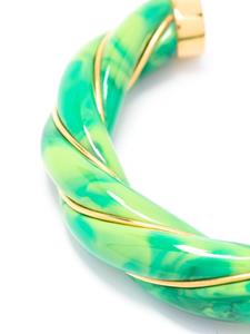 Aurelie Bidermann Gedraaide armband - Groen