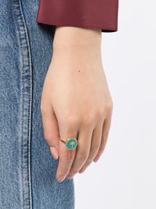Eshvi Ring met palmboom - Blauw