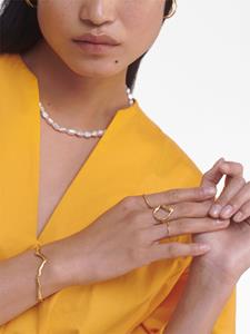 Monica Vinader Ring met verguld goud
