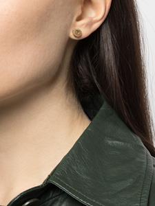 Parts of Four Oorbel ngelegd met diamanten - Goud