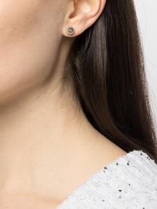 Parts of Four Oorbel ingelegd met diamanten - Zilver