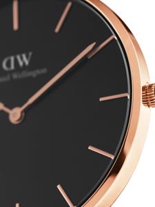 Daniel Wellington Petite Melrose horloge - Zwart