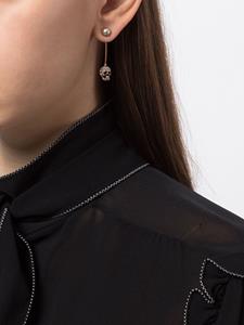 Alexander McQueen Oorbellen met doodskop - Goud