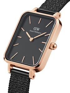 Daniel Wellington Quadro Pressed Ashfield horloge - Zwart