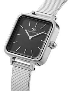 Daniel Wellington Quadro Studio Silver horloge - Zwart