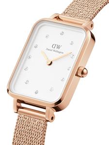 Daniel Wellington Quadro Pressed Melrose Lumine horloge - Wit