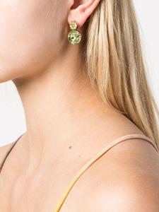 Jennifer Behr Oorbellen met kristal - Groen