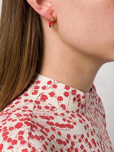 Aurelie Bidermann Positano oorbellen - Rood