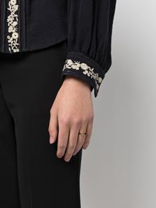 Tory Burch Ring met logoplakkaat - Goud