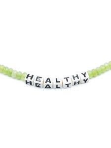 Sporty & Rich Healthy beaded bracelet - PEARL