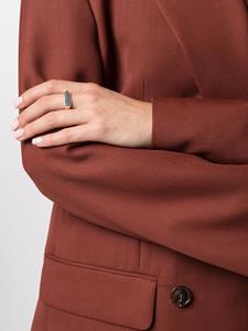 BAR JEWELLERY Zegelring - Zilver
