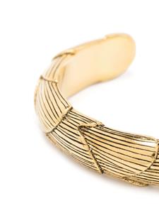 Aurelie Bidermann Tucuma engraved-finish bracelet - Goud