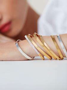 Monica Vinader Armband met diamant - Zilver