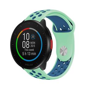 Strap-it Polar Pacer sport band (aqua/blauw)
