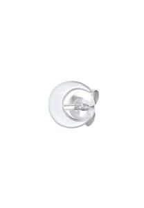 Elli Dames oorsteker Maan Astro Enkel stuk in 925 Sterling Zilver
