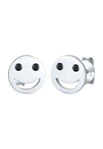 Elli Gezicht met zirkonia steentjes in 925 Sterling Zilver