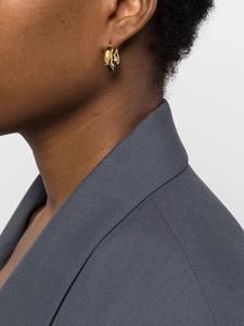 Jil Sander small hoop earrings - Goud