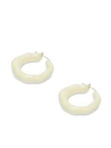 Jil Sander Chunky oorringen - Wit