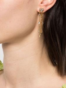 Maje crystal-embellished drop earrings - Goud