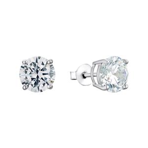 amor Oorbellen voor dames, sterling zilver 925, zirkonia (synth.)