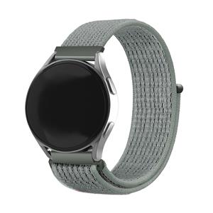 Strap-it Fossil Gen 6 44mm nylon bandje (grijs-groen)