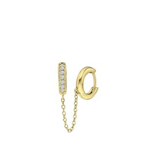 Lucardi Oorbellen Zilver