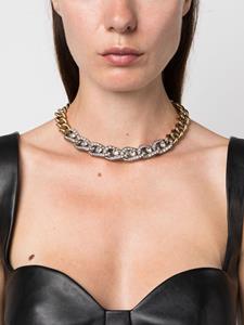 Amina Muaddi Matthew crystal-embellished choker necklace - Goud