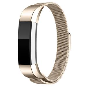 Strap-it Fitbit Alta / Alta HR Milanese band (champagne)