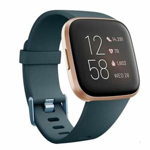 Strap-it Fitbit Versa silicone band (grijsblauw)