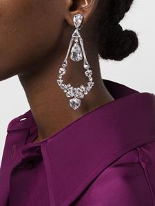Swarovski Mesmera chandelier clip earrings - Zilver