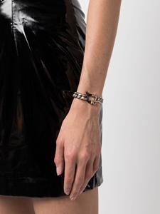 Dsquared2 Statement logo-charm chain bracelet - Zilver