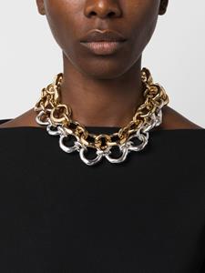Jil Sander Tweekleurige halsketting - Goud