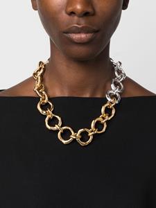 Jil Sander Tweekleurige halsketting - Goud