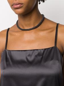 Brunello Cucinelli Choker met kralen - Zilver