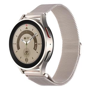 Strap-it Samsung Galaxy Watch 5 Pro Milanese band (sterrenlicht)