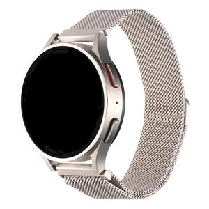 Strap-it Samsung Galaxy Watch 4 Classic 46mm Milanese band (sterrenlicht)