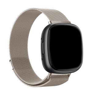 Strap-it Fitbit Sense Milanese band (sterrenlicht)