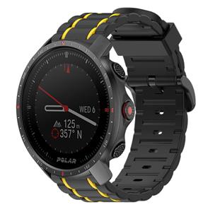 Strap-it Polar Grit X Pro sport gesp band (zwart/geel)