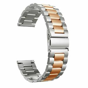 Strap-it Polar Ignite 3 stalen bandje (zilver/roségoud)