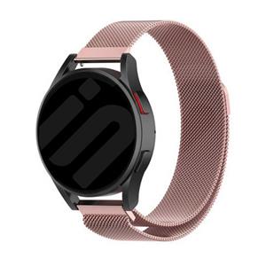 Strap-it Samsung Galaxy Watch 6 Classic 43mm Milanese band (roze)