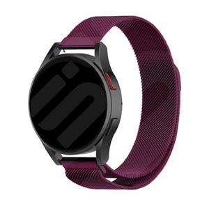 Strap-it Samsung Galaxy Watch 6 Classic 43mm Milanese band (paars)