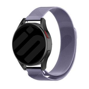 Strap-it Samsung Galaxy Watch 6 Classic 43mm Milanese band (lichtpaars)