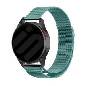 Strap-it Samsung Galaxy Watch 6 Classic 47mm Milanese band (groen)