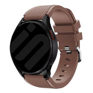 Strap-it Samsung Galaxy Watch 6 - 40mm siliconen bandje (koffiebruin)