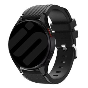 Strap-it Samsung Galaxy Watch 6 Classic 43mm siliconen bandje (zwart)